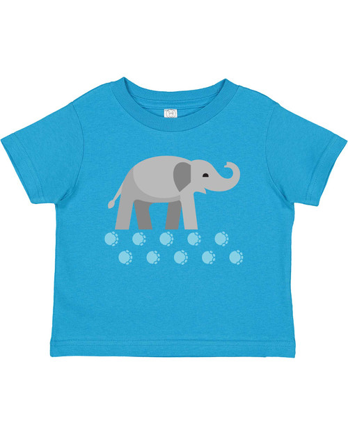 Elephant Footprints Toddler T-Shirt View Product Image