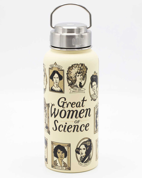 Great Women of Science Stainless Steel 32-Ounce Water Bottle