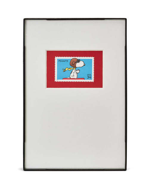 4x6 Framed Snoopy Stamp View Product Image