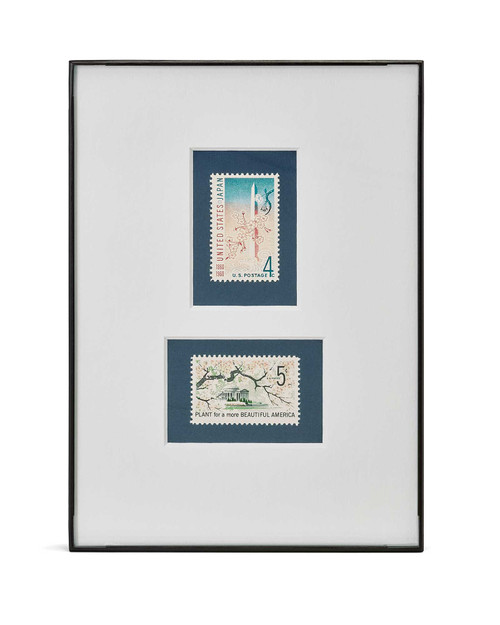 5x7 Framed Cherry Blossoms Stamps