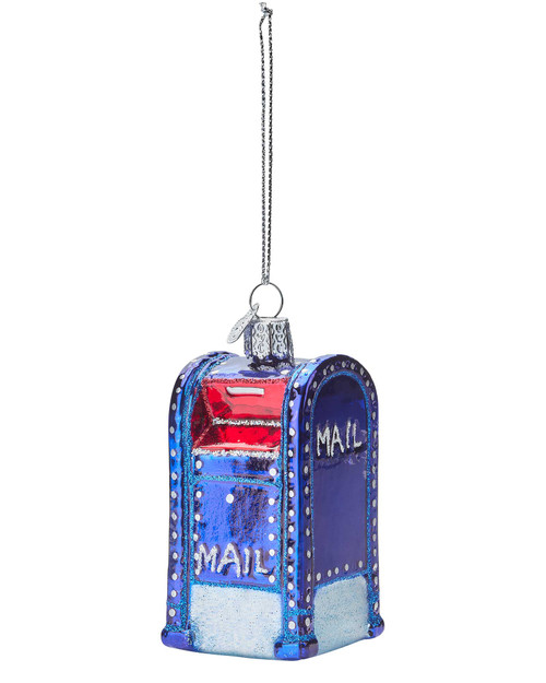 USPS Glass Mail Box Ornament View Product Image