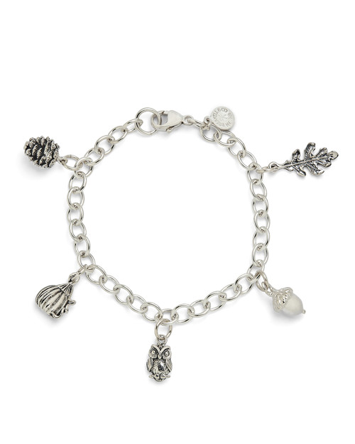 Sterling Silver Autumn Charm Bracelet View Product Image