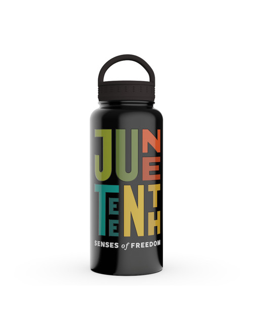 Juneteenth Senses of Freedom 32-Ounce Water Bottle View Product Image