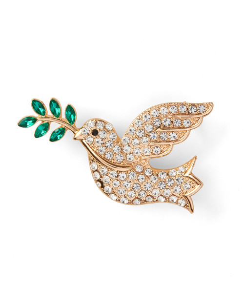 GPPZM Full Crystal Golden Brooches for Woman Shiny Hollow Brooch Pin for  Coat Fine Jewelry (Color : 5)