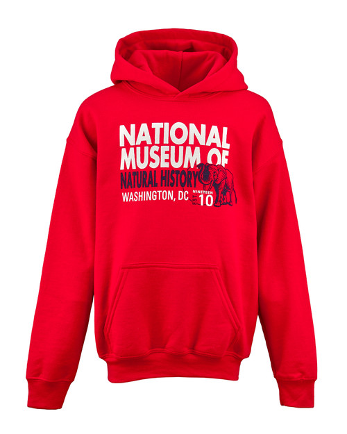 Natural History Museum Elephant Youth Hooded Sweatshirt