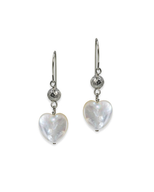 Heart Comfort Earring Recycled Sterling Silver