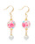Handcrafted earrings highlighting Japanese tensha beads jewelry tradition. View Product Image