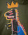 Jean-Michel Basquiat "Pez Dispenser" Fleece Hooded Sweatshirt View Product Image