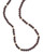 Classic garnet beaded necklace shown from the front with rich red tones. View Product Image