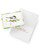 Chickadee on branch holiday card opened to reveal Christmas greetings inside. View Product Image