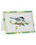 Illustrated chickadee Christmas card featuring a bird perched on holly with subtle holiday accents. View Product Image
