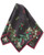 Angled view emphasizing the vintage-style pattern of the silk holly garland. View Product Image