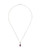 Amethyst and topaz necklace with sterling silver accent on an 18-inch chain. View Product Image