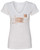 National Museum of African American History & Culture Building Sketch Ladies V-Neck T-Shirt View Product Image