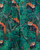 Close-up of the red panda shirt, highlighting the front buttons, collar, and chest pocket. View Product Image
