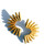 Gold Fan Earrings View Product Image