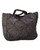 Nico Raffia Black Tote View Product Image