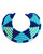 Blue and Green Basket Collar Necklace View Product Image