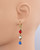 Red, White, and Blue Triple Drop Earrings View Product Image