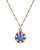 Red, White, and Blue Halo Pendant Necklace View Product Image