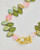 Bohemian Leaf and Pink Art Glass Necklace View Product Image
