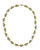 Bohemian Leaf and Pink Art Glass Necklace View Product Image