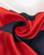 Red, White, and Blue Curves Silk Scarf View Product Image