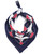Red, White, and Blue Domino Bandana View Product Image