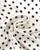 Blue and White Pin Dot Silk Scarf View Product Image
