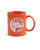 Elephant Icon Orange Mug View Product Image