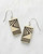 Black and White Geometric Earrings View Product Image