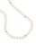 14k Gold Rondelle and Freshwater Pearl Necklace View Product Image