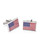 American Flag Gemstone Cufflinks View Product Image