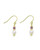 Ruby and Freshwater Pearl Earrings View Product Image
