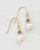 Ruby and Freshwater Pearl Earrings View Product Image