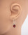 Garnet Dangle Pierced Earrings View Product Image