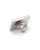 Back view of the America 250 pin, showcasing the premium silver rhodium setting and special clutch closure. View Product Image
