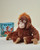 10-Inch Plush Orangutan Baby and Wild Baby Board Book View Product Image