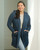 Shawl Collar Cardigan with Hood View Product Image