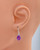 Sterling Silver and Amethyst Earrings View Product Image