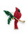 A cardinal brooch glimmering with Siam stone crystals in light red, perfect for lifting spirits all winter. View Product Image