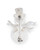 Sterling Silver and Freshwater Pearl Snowman Pin View Product Image