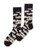 4-Pack Black and White Adult Socks Set View Product Image