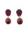 Red Natural Bead Drop Earrings View Product Image