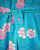 Sakura on Cloud Pattern Turquoise Yukata View Product Image