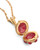 Red Locket Necklace View Product Image