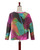 Pink Thermal Crop Long Sleeve Top View Product Image