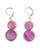 Berry jewelry earrings displayed on white background, highlighting their gentle pink tone. View Product Image