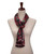 Plaid silk scarf blending classic holly patterns with a contemporary touch for a festive, elegant accessory. View Product Image