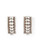 Coil earrings with twisted silver hoop design, reflecting traditional Navajo jewelry style. View Product Image